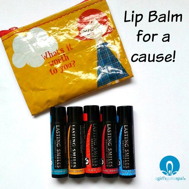 Lasting Smiles Lip Balm for a Charitable Cause - A Girl's Gotta Spa!