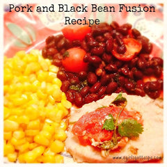Tomato Herb Stuffed Pork Recipe and Black Bean Fusion - A Girl's Gotta Spa!