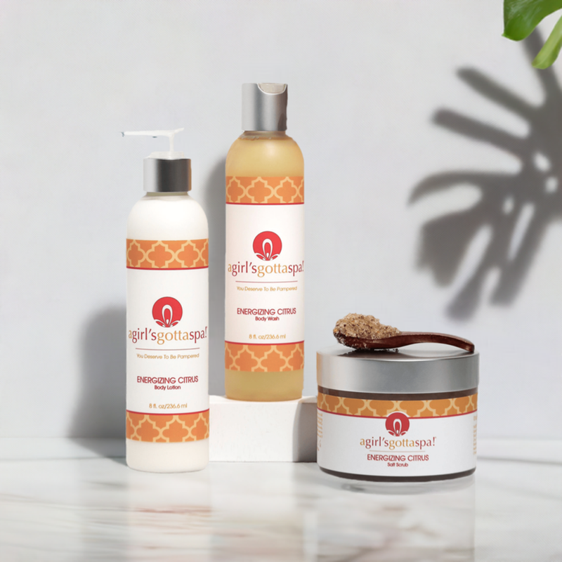Energizing Citrus Mood Boost Body Care Ritual Set