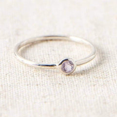 Amethyst Silver or Gold Ring by Tiny Rituals - A Girl's Gotta Spa!