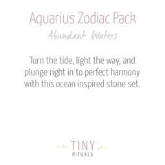 Aquarius Bracelet Set by Tiny Rituals - A Girl's Gotta Spa!