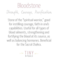 Bloodstone Silver or Gold Ring by Tiny Rituals - A Girl's Gotta Spa!