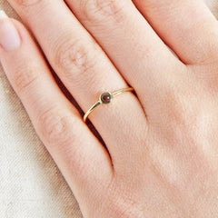 Bloodstone Silver or Gold Ring by Tiny Rituals - A Girl's Gotta Spa!