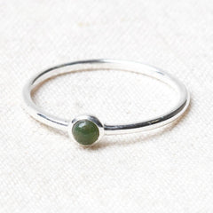 Bloodstone Silver or Gold Ring by Tiny Rituals - A Girl's Gotta Spa!