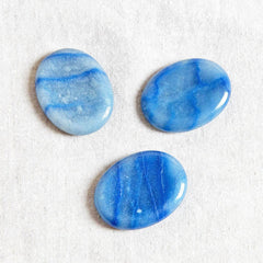 Blue Aventurine Worry Stone by Tiny Rituals - A Girl's Gotta Spa!