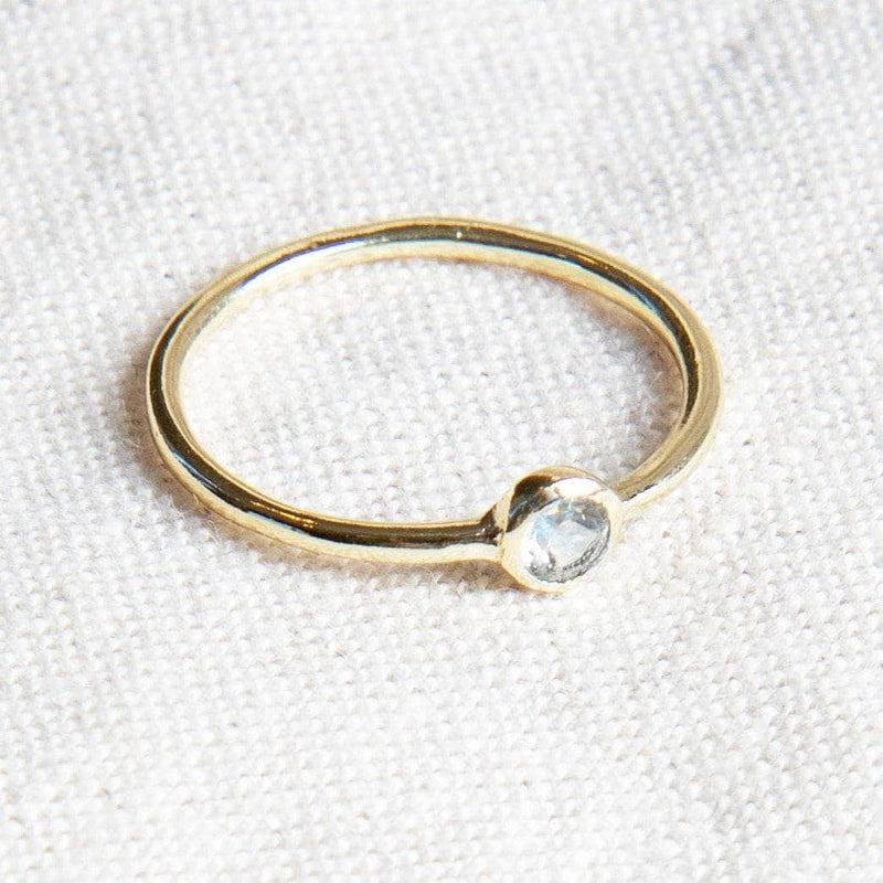 Blue Topaz Silver or Gold Ring by Tiny Rituals - A Girl's Gotta Spa!