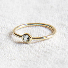 Blue Topaz Silver or Gold Ring by Tiny Rituals - A Girl's Gotta Spa!