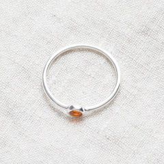 Carnelian Silver or Gold Ring by Tiny Rituals - A Girl's Gotta Spa!