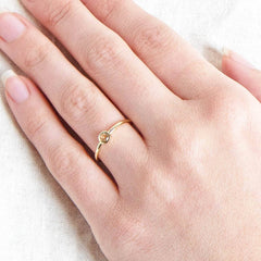 Citrine Silver or Gold Ring by Tiny Rituals - A Girl's Gotta Spa!