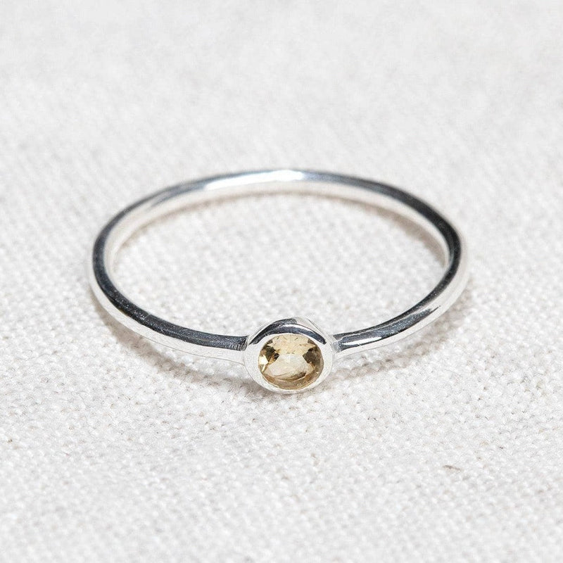 Citrine Silver or Gold Ring by Tiny Rituals - A Girl's Gotta Spa!