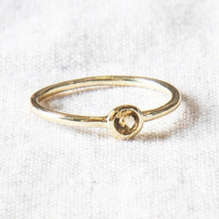 Citrine Silver or Gold Ring by Tiny Rituals - A Girl's Gotta Spa!