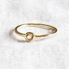 Citrine Silver or Gold Ring by Tiny Rituals - A Girl's Gotta Spa!