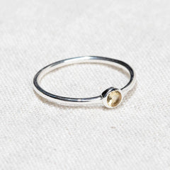 Citrine Silver or Gold Ring by Tiny Rituals - A Girl's Gotta Spa!