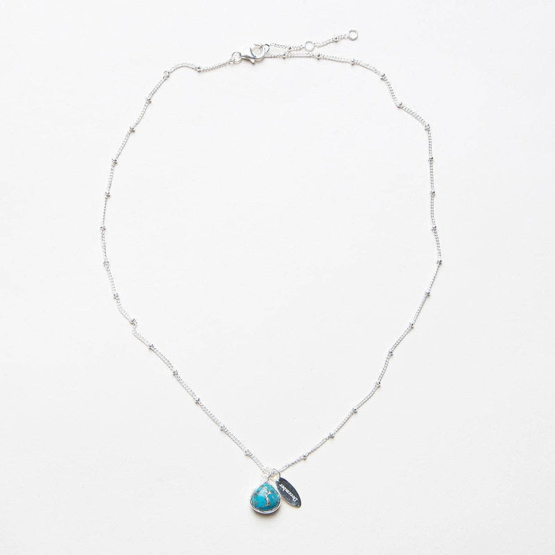 December Turquoise Birthstone Necklace by Tiny Rituals - A Girl's Gotta Spa!