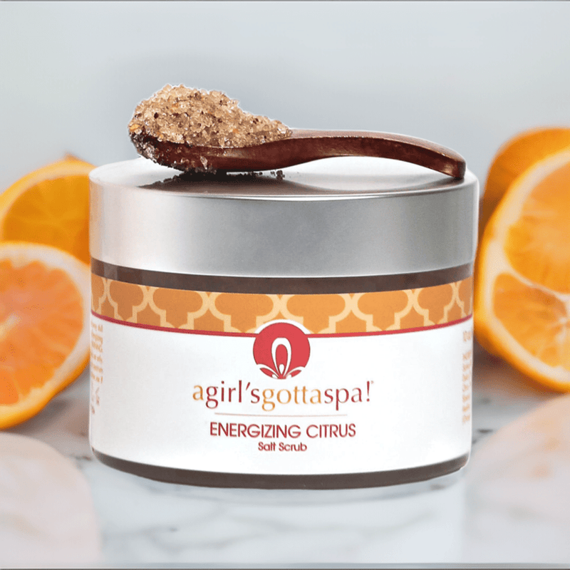 Energizing Citrus Dead Sea Salt Body Scrub - A Girl's Gotta Spa!