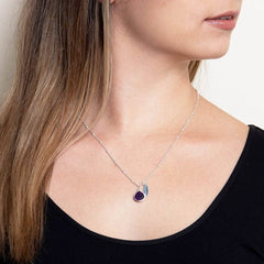 February Amethyst Birthstone Necklace by Tiny Rituals - A Girl's Gotta Spa!