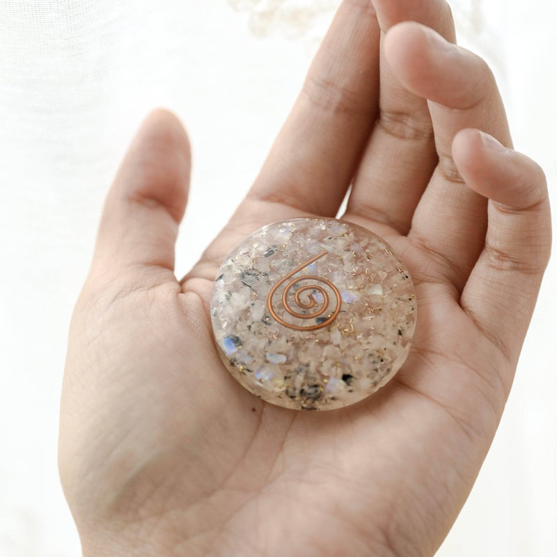 Gemstone Orgone Disc by Tiny Rituals - A Girl's Gotta Spa!