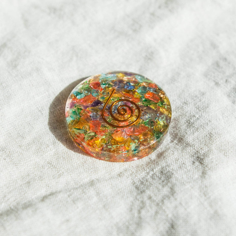 Gemstone Orgone Disc by Tiny Rituals - A Girl's Gotta Spa!