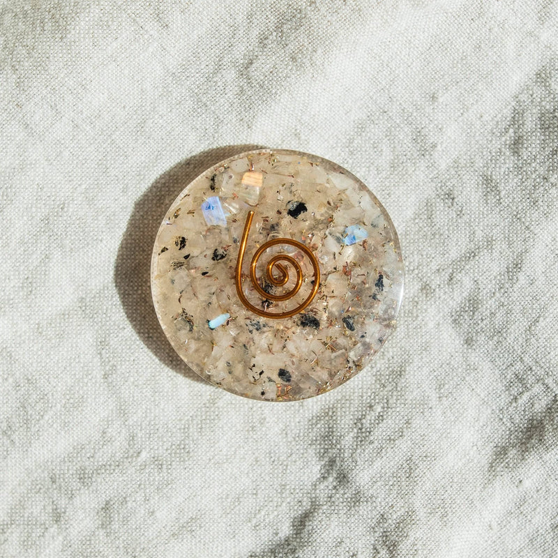 Gemstone Orgone Disc by Tiny Rituals - A Girl's Gotta Spa!