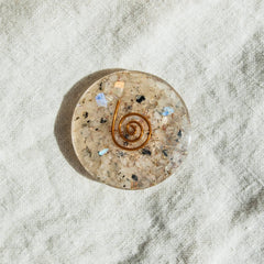 Gemstone Orgone Disc by Tiny Rituals - A Girl's Gotta Spa!