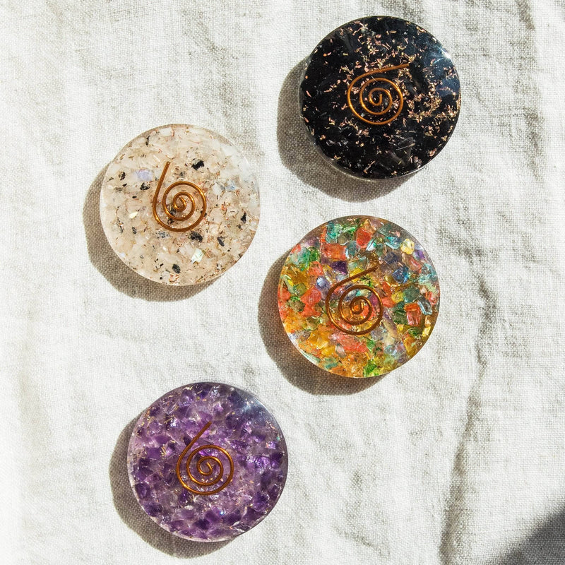 Gemstone Orgone Disc by Tiny Rituals - A Girl's Gotta Spa!