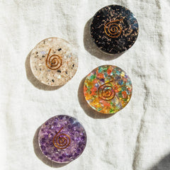 Gemstone Orgone Disc by Tiny Rituals - A Girl's Gotta Spa!