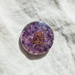 Gemstone Orgone Disc by Tiny Rituals - A Girl's Gotta Spa!