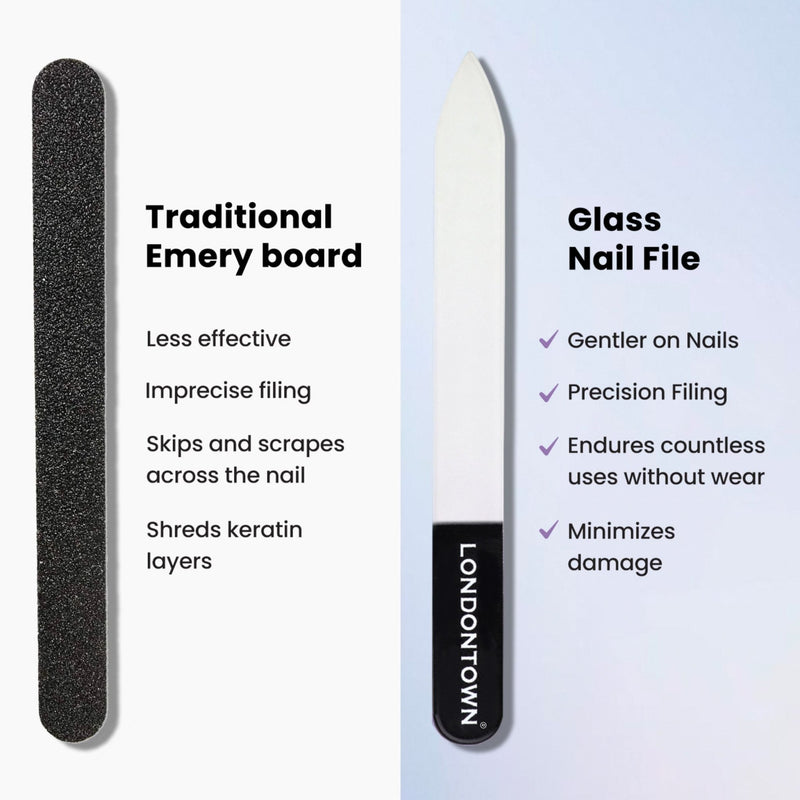 Glass Nail File - Safara by LONDONTOWN - A Girl's Gotta Spa!