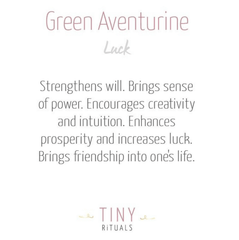 Green Aventurine Worry Stone by Tiny Rituals - A Girl's Gotta Spa!