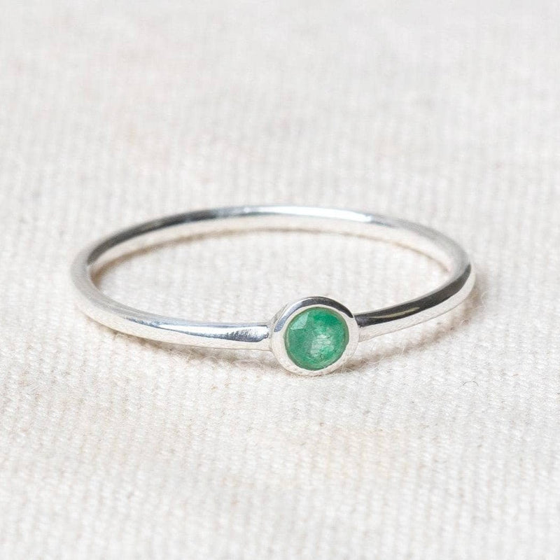 Green Jade Silver or Gold Ring by Tiny Rituals - A Girl's Gotta Spa!