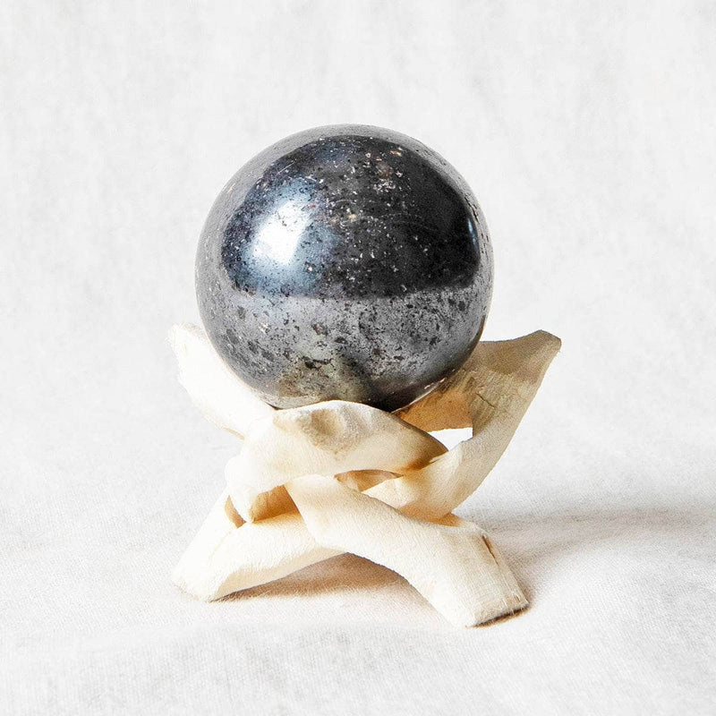 Hematite Sphere with Tripod by Tiny Rituals - A Girl's Gotta Spa!