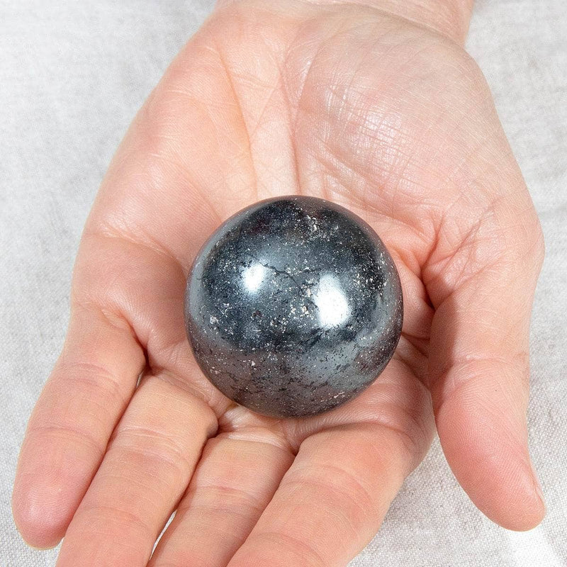 Hematite Sphere with Tripod by Tiny Rituals - A Girl's Gotta Spa!