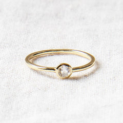 Herkimer Diamond Silver or Gold Ring by Tiny Rituals - A Girl's Gotta Spa!