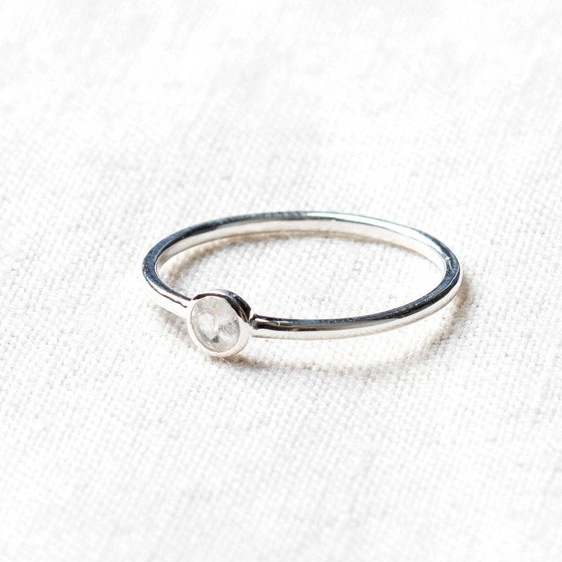 Herkimer Diamond Silver or Gold Ring by Tiny Rituals - A Girl's Gotta Spa!