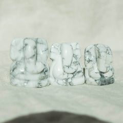 Howlite Ganesh by Tiny Rituals - A Girl's Gotta Spa!