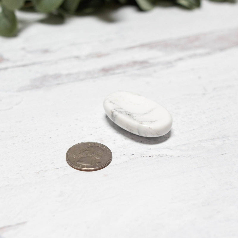 Howlite Worry Stone by Tiny Rituals - A Girl's Gotta Spa!