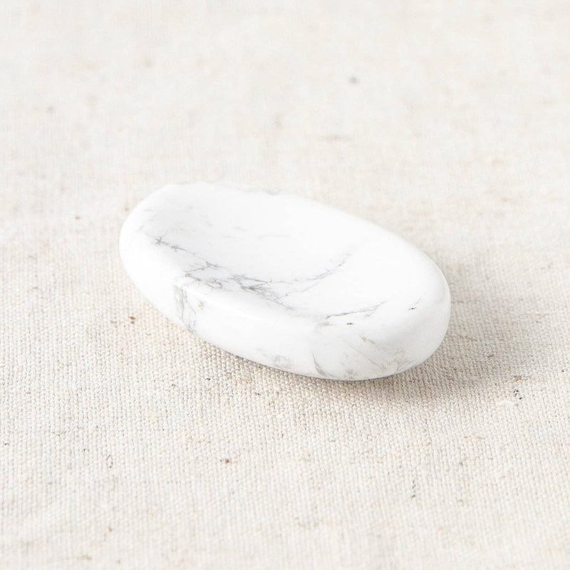 Howlite Worry Stone by Tiny Rituals - A Girl's Gotta Spa!