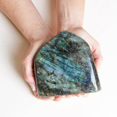 Labradorite Blue Flame Freeform Crystals by Tiny Rituals - A Girl's Gotta Spa!