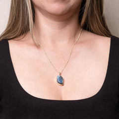 Labradorite Raw Crystal Necklace by Tiny Rituals - A Girl's Gotta Spa!