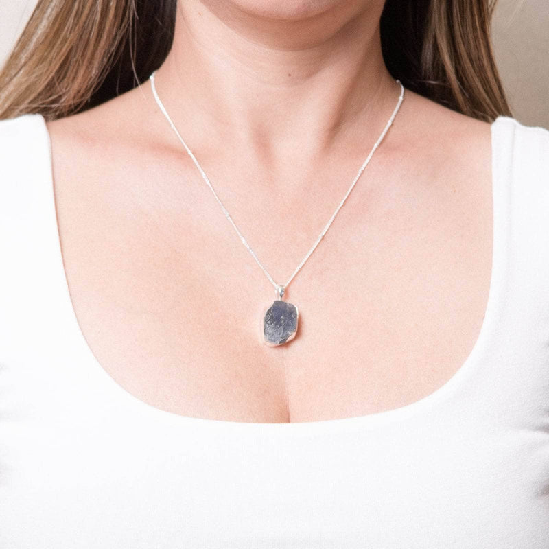 Labradorite Raw Crystal Necklace by Tiny Rituals - A Girl's Gotta Spa!