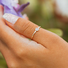 Labradorite Silver or Gold Ring by Tiny Rituals - A Girl's Gotta Spa!