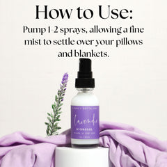 Lavender Hydrosol Mist Pillow Spray - A Girl's Gotta Spa!