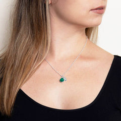 May Emerald Birthstone Necklace by Tiny Rituals - A Girl's Gotta Spa!