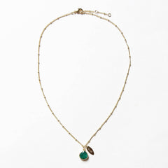 May Emerald Birthstone Necklace by Tiny Rituals - A Girl's Gotta Spa!