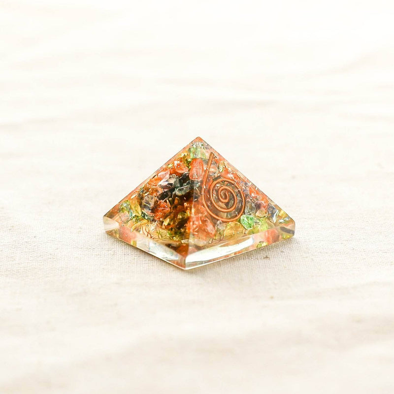 Mini Gemstone Orgone Pyramid by Tiny Rituals - A Girl's Gotta Spa!