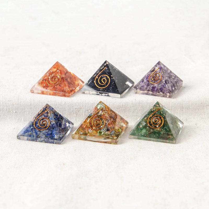 Mini Gemstone Orgone Pyramid by Tiny Rituals - A Girl's Gotta Spa!