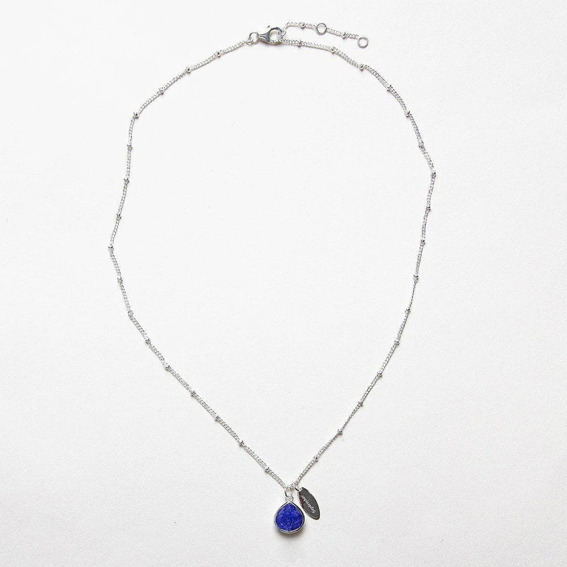 September Blue Sapphire Birthstone Necklace by Tiny Rituals - A Girl's Gotta Spa!