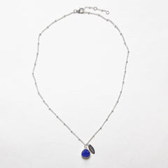 September Blue Sapphire Birthstone Necklace by Tiny Rituals - A Girl's Gotta Spa!