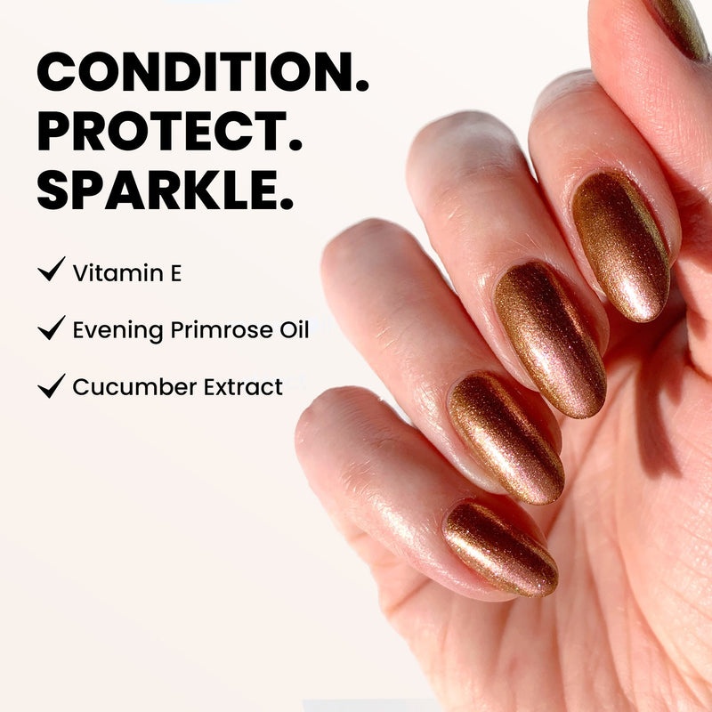 Shimmering Nail Highlighter - Molten by LONDONTOWN - A Girl's Gotta Spa!