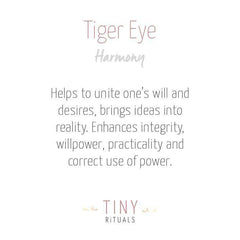 Tiger Eye Sphere with Tripod by Tiny Rituals - A Girl's Gotta Spa!